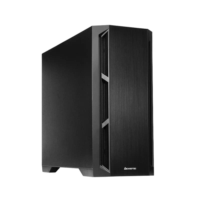CARCASA Chieftec "APEX Q",middle tower,office,fara sursa, 11xfan, 3xfan incluse,PSU shroud,USB 3.1 gen 1x2,USB-C 3.2 gen 2x1,audio,mic,7 sloturi expansiune,negru, "GA-01B-Q-OP" — miniatură
