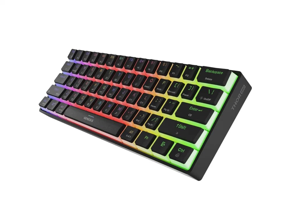 Tastatura Mecanica Gaming Genesis Thor 660 G2, RGB, Wireless, negru — miniatură