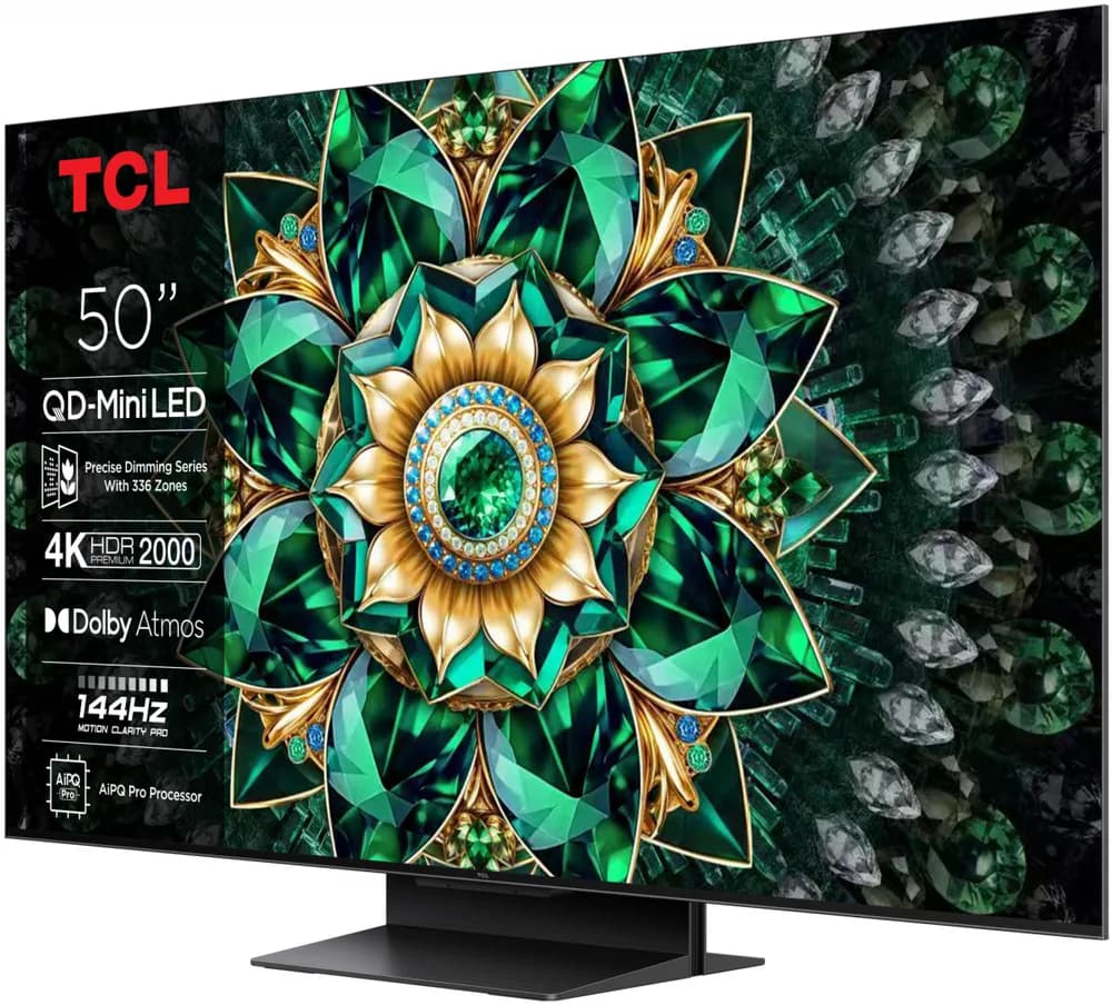 Televizor TCL QD-MiniLED 50Q7C, 126 cm, Smart Google TV, 4K Ultra HD, 144Hz — miniatură