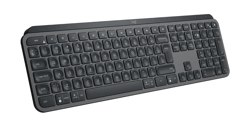 LOGITECH MX Keys Bluetooth Illuminated Keyboard - GRAPHITE- US INTL - B2B "920-010251" — miniatură