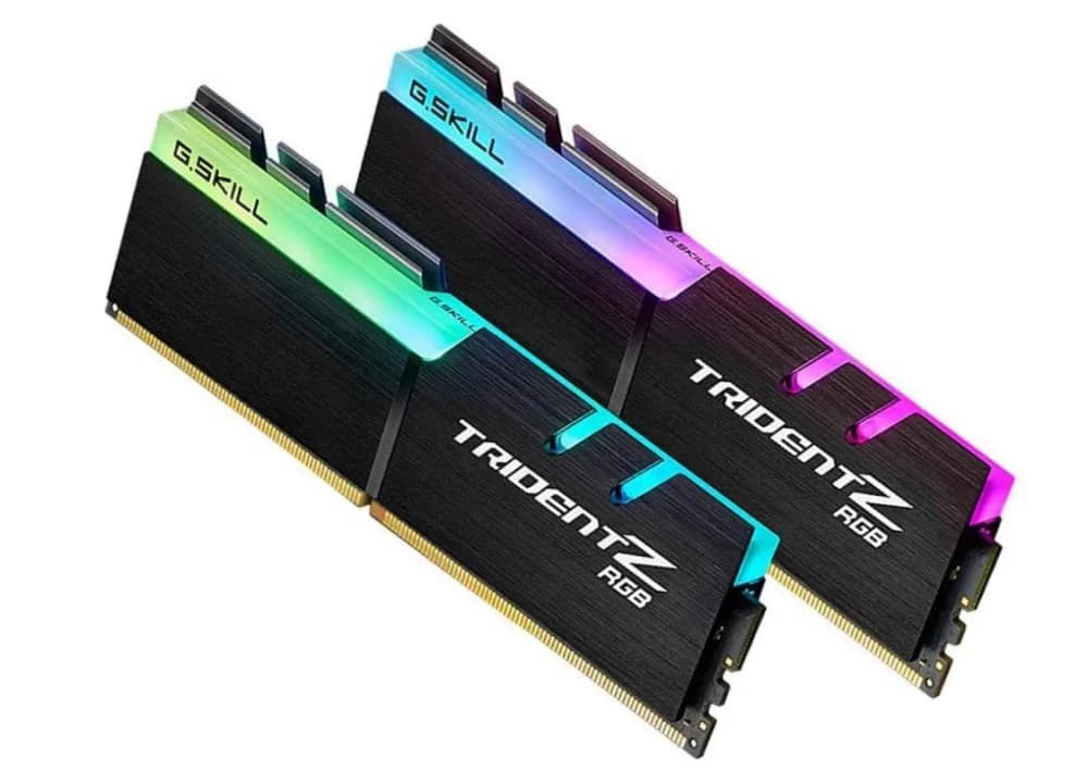 Memorie DDR G.Skill - gaming "Trident Z" DDR4 32GB frecventa 3200 MHz, 16GB x 2 module, radiator,iluminare, latenta CL16, "F4-3200C16D-32GTZR"
