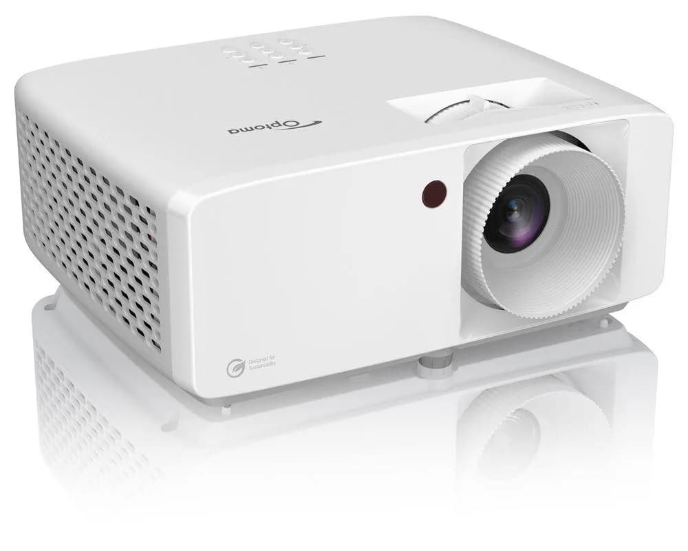Videoproiector Optoma ZH420, FHD 1920* 1080, 4.300 lumeni, 300.000:1/ contrast dinamic 2.000.000:1, 16:9/ 4:3/ 16:10, +/-30°, dimensiune maxima imagine 322", laser 30.000 ore, distanta maxima de proiectie 8 m, zoom 1.3, 2* HDMI, Audio 3.5mm, USB-A power 1.5A, RS232, RJ45, 29- 36 dB, Full 3D — miniatură