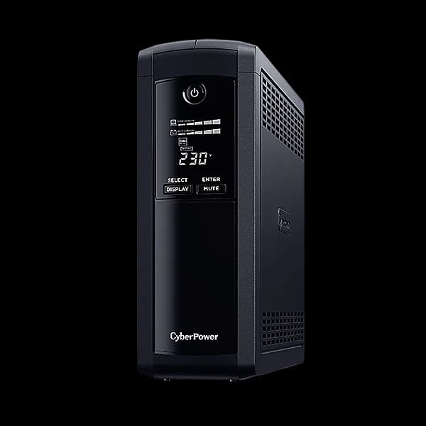 UPS CYBER POWER Line Int. cu mgmt,LCD,tower, 1200VA/ 720W,AVR,8xIEC C13,LCD,2x 12V/7Ah,Backup 1-8 min,incarcare 8h,conector USB,RS232,RJ45,GreenP,"VP1200EILCD"