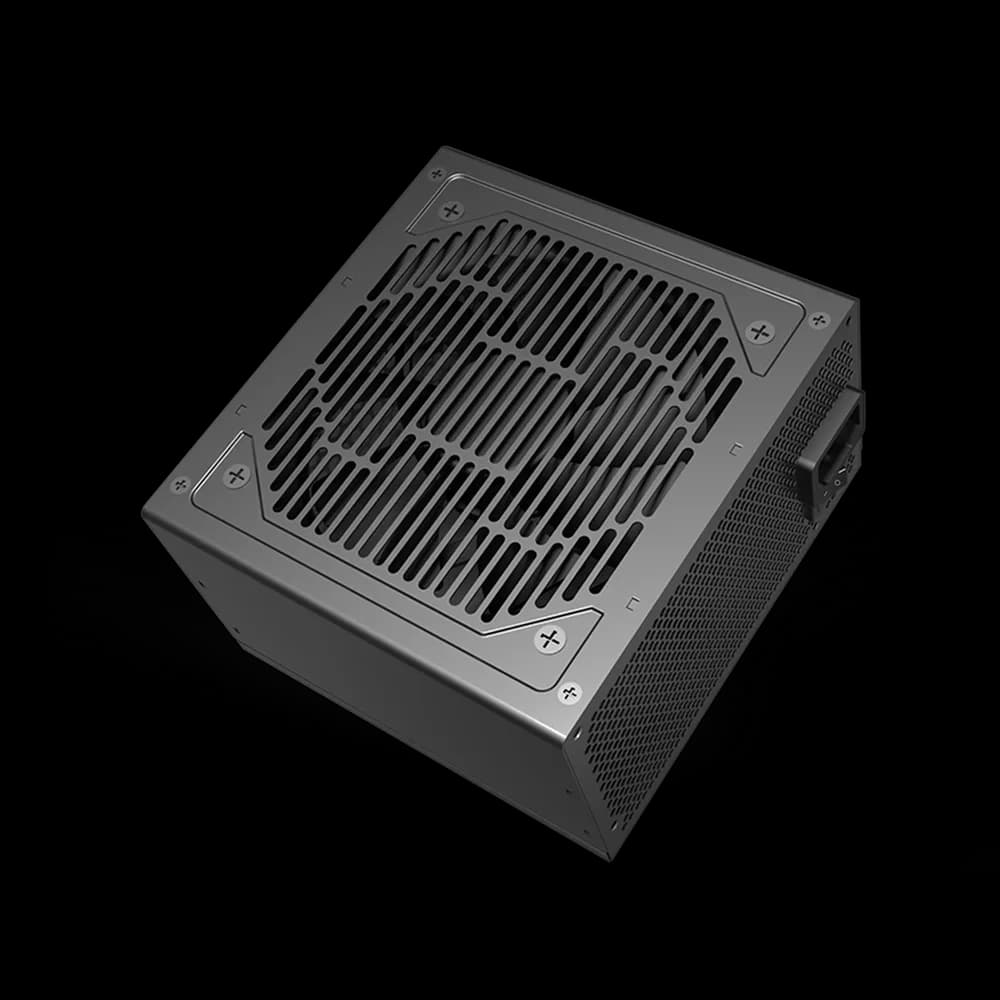Sursa PCCooler "KF750", 750W, certificare 80 Plus White, non-modular, fan 120mm, negru, "P3-F750-W1H" — miniatură