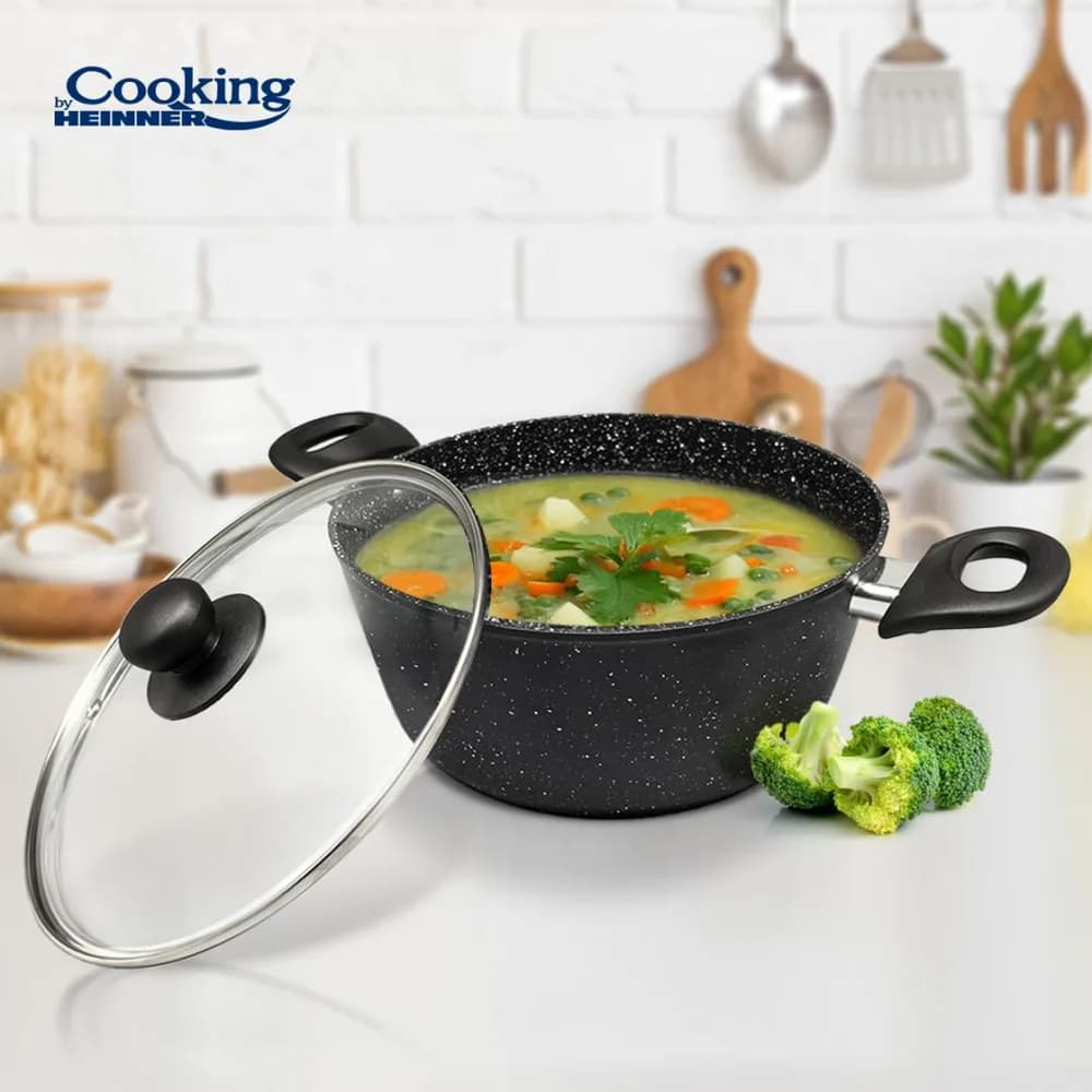 CRATITA ALUMINIU FORJAT 22x9CM,2.8L ONIX, COOKING BY HEINNER — miniatură
