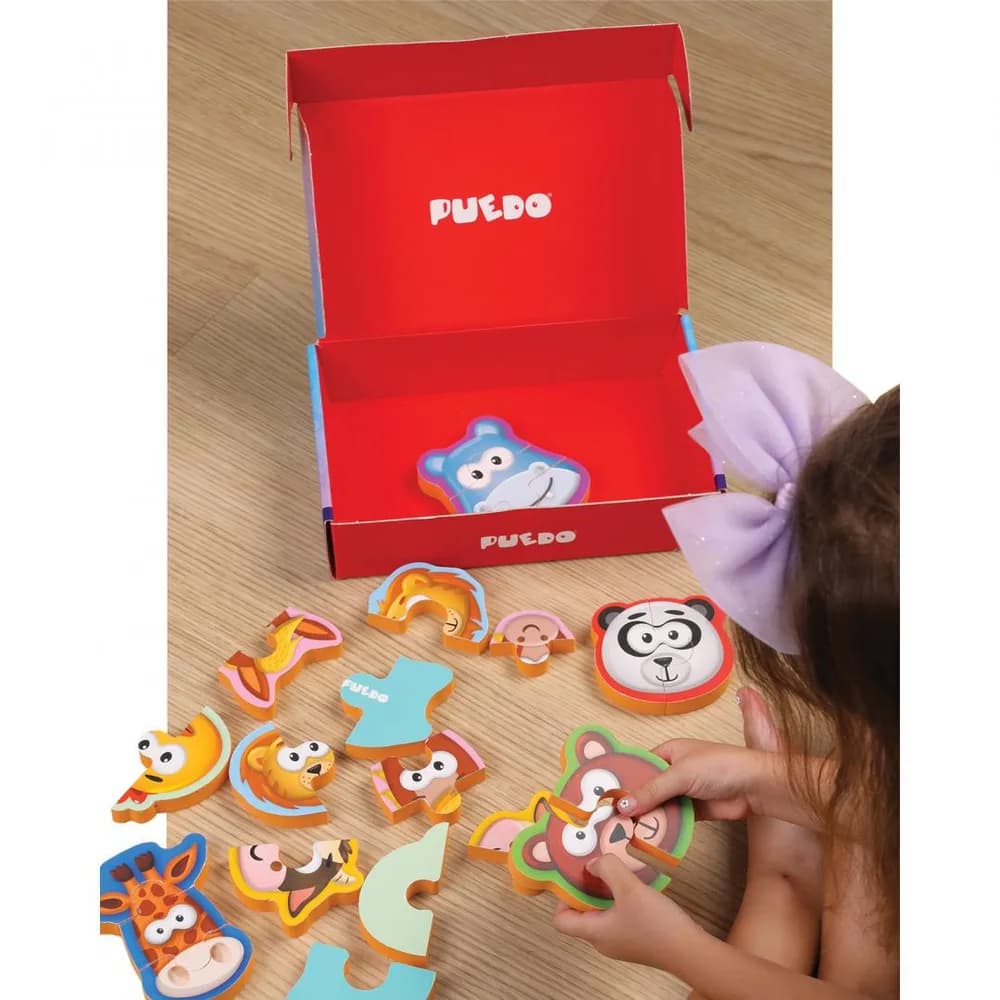 PUZZLE BABY DIN SPUMA EVA, 21 PIESE, PUEDO — miniatură