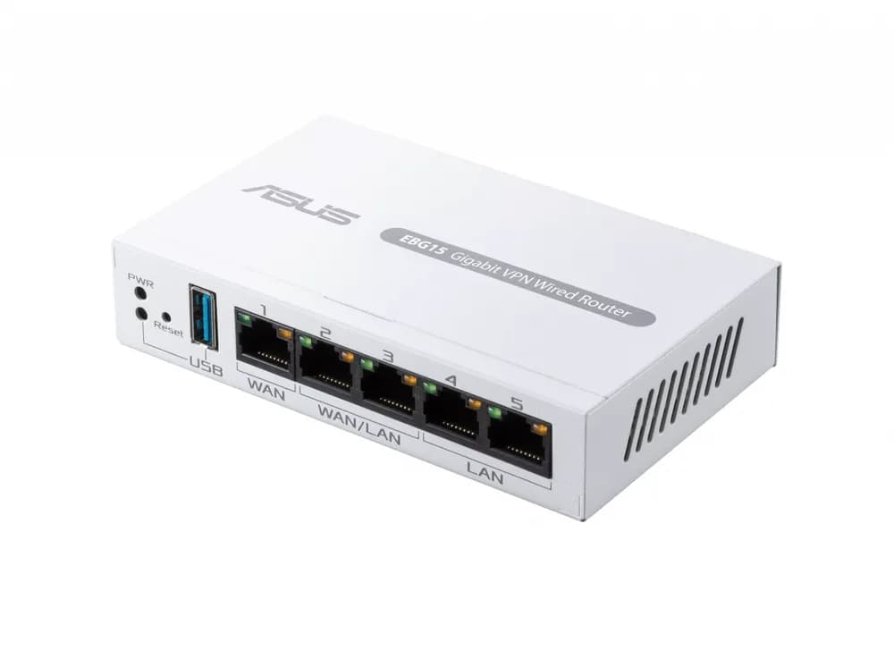 ASUS WIRED ROUTER 4 PORT EBG15, sTANDARDE RETEA: Bluetooth® 3.0, Bluetooth® 3.2, IEEE 802.1p, IEEE 802.1q, IEEE 802.3, IEEE 802.3ab, IEEE 802.3i, IEEE 802.3u, IEEE 802.3x, IPv4, IPv6, 1 X antena bluetooth interna, Procesor: 1.8GHz Dual-core ARMv8, Memorie: 256 MB Flash, 512 MB RAM, Interfata: 1 x