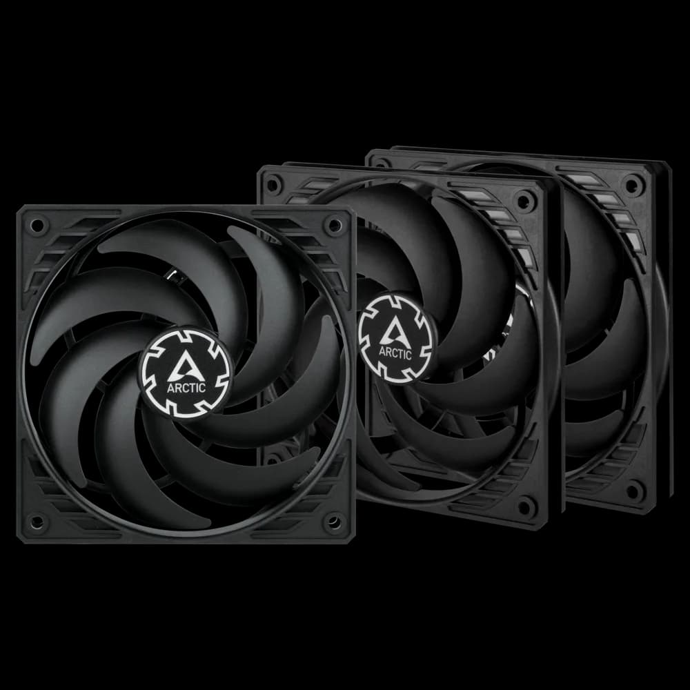 VENTILATOR ARCTIC PC, P12 SLIM PWM PST - 3 Pack,"ACFAN00275A"