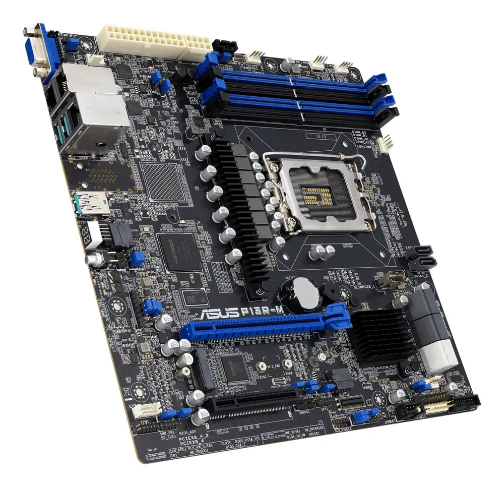 Placa de baza P13R-M Intel C262 LGA1700 DDR5 micro ATX "90SB0C70-M0UAY0" — miniatură