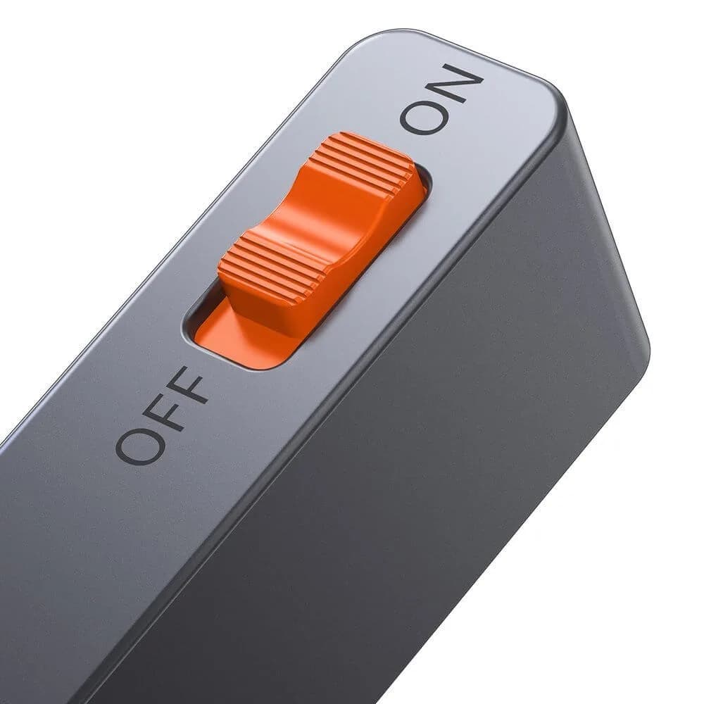 DOCKING Station Baseus Magic Multifunctional,conectare PC USB-C,USB 3.0x1, 3.5mm|card reader MicroSD/SD,USB-Cx1 PD 100W 5V/9V/4.5V/20V 5A(Max.),HDMIx1/4K/60Hz,gri "CAHUB-DA0G" — miniatură