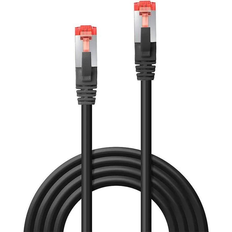 Cablu retea Lindy LY-47780, 3m Cat.6 S/FTP Network, Black — miniatură