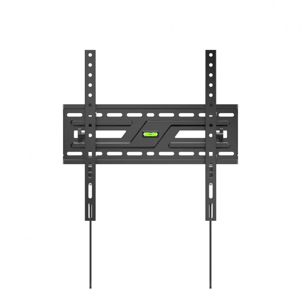 Suport perete TV Serioux 32-75" Tilt 75kg Profil 50mm Material: Otel Finisarea suprafeței: vopsea electrostatica Dimensiune ecran: 32"-75" Compatibilitate VESA: 75x75, 100x100, 100x150, 150x100, 100x200, 200x100, 150x150, 200x200, 200x300, 300x200, 200x400, 400x200, 300x300, 300x400, 400x300 — miniatură