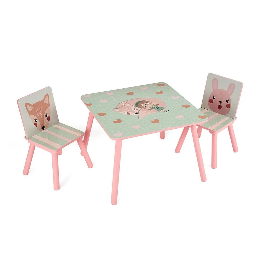 Set 2 scaune +birou Pink Forest UGMBS06-PKF — miniatură
