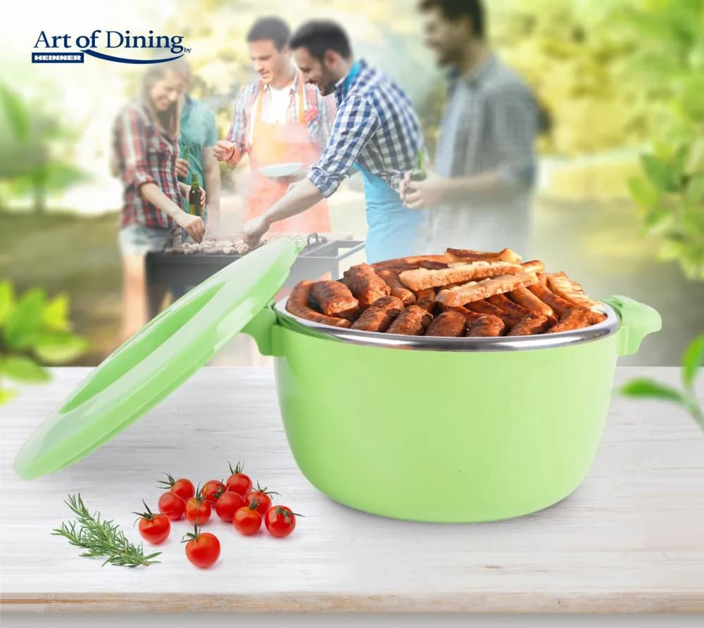 CASEROLA TERMICA 6L, NOVA, VERDE, ART OF DINING — miniatură