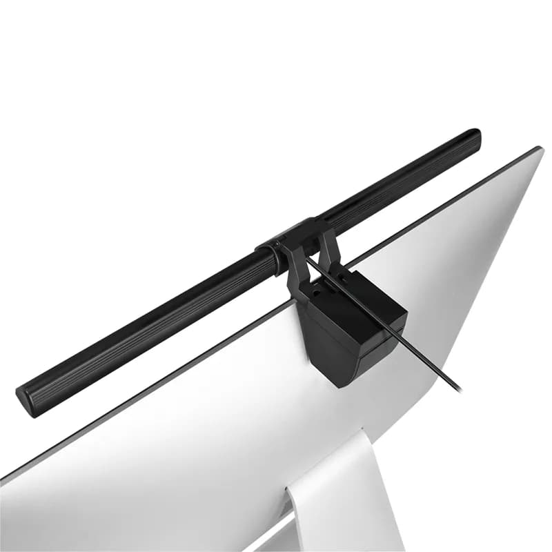LAMPA LED Logilink, pt. birou, tip bar - se monteaza pe monitor, 3 temp. culoare, inclinare 120 grade, 5V/1A, alimentare USB-A, cablu 2.1m, negru, "UA0372" (include TV 0.18lei) — miniatură