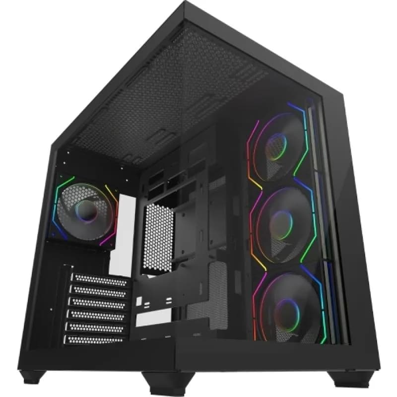 Carcasa AQIRYS Orcus, RGB, Mid Tower, Black