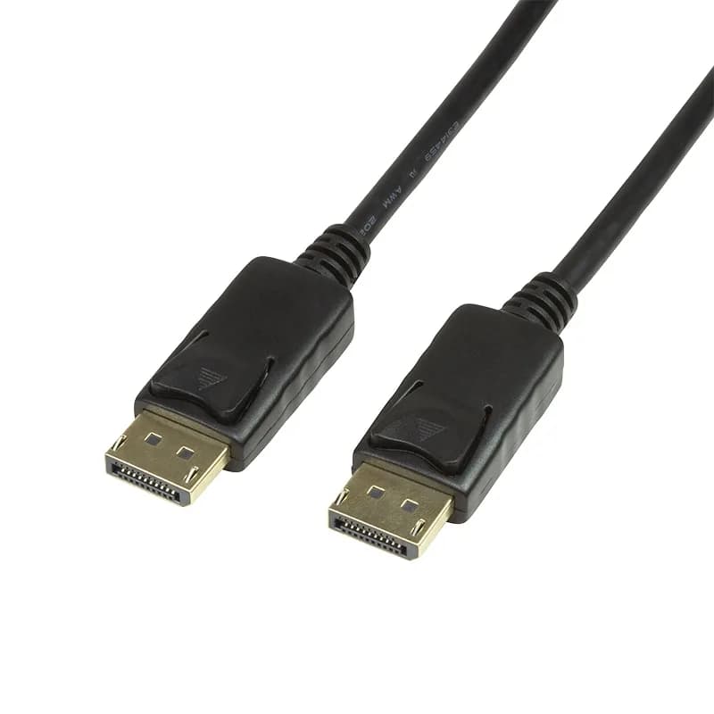 CABLU video LOGILINK, DisplayPort (T) la DisplayPort (T), 10m, conectori auriti, rezolutie maxima 4K (3840 x 2160) la 60 Hz, negru, "CV0077"