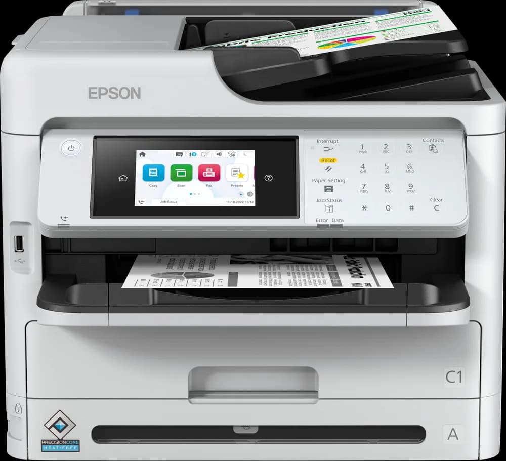 Multifunctional inkjet EPSON WorkForce Pro WF-M5899DWF, format A4, Monocrom, Duplex, USB + LAN + Wi-Fi