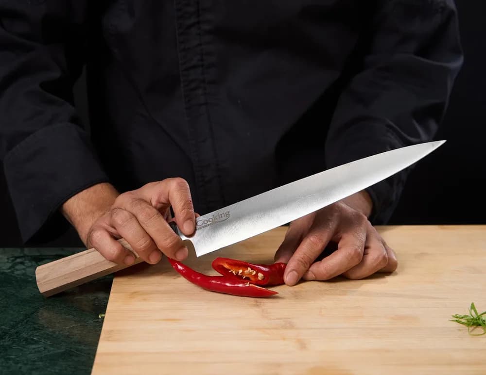 CUTIT SUJIHIKI 24 CM, RIKITO WATANABE, SAMURAI GOURMET, COOKING BY HEINNER — miniatură