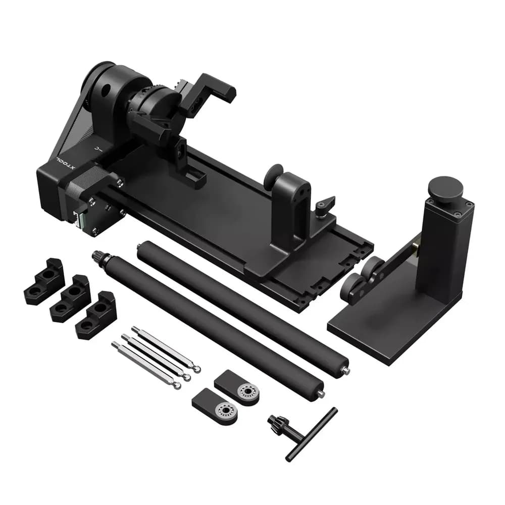 Accesoriu gravator laser xTool Rotary Attachment 2 Pro – RA2 Pro — miniatură
