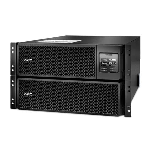UPS APC Smart-UPS SRT online dubla-conversie 10kVA / 10kW 6 conectori C13 4 conectori C19 extended runtime rackabil 6U echipament si baterie