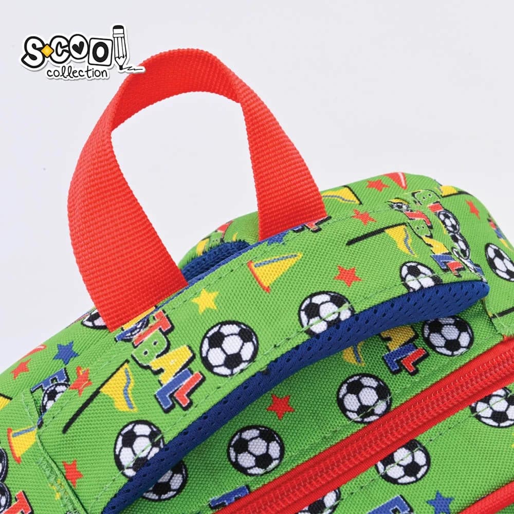 Ghiozdan gradinita, 30x25x14 cm, FOOTBALL FUN - S-COOL — miniatură