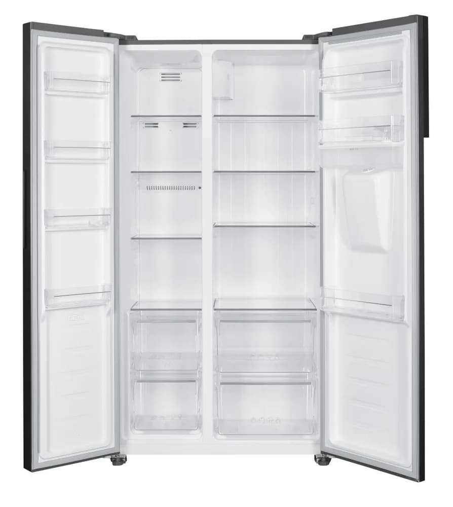 Side by Side HEINNER HSBS-HM439NFINVXWDD, No Frost, 439 L, Clasa D, Dozator apa, Aspect Inox — miniatură