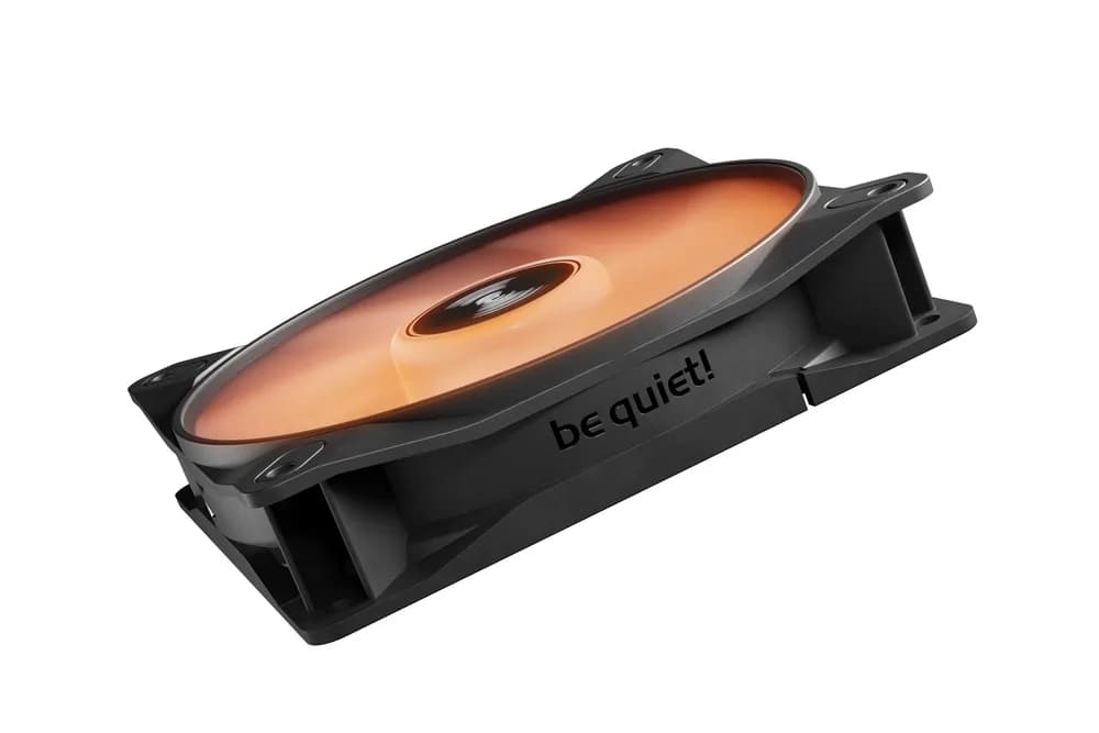 Set 3 ventilatoare be quiet "LIGHT&nbsp;WINGS LX", 120mm, max. 1600 RPM, Rifle Bearing, 4pin PWM, negru, "BL121" — miniatură