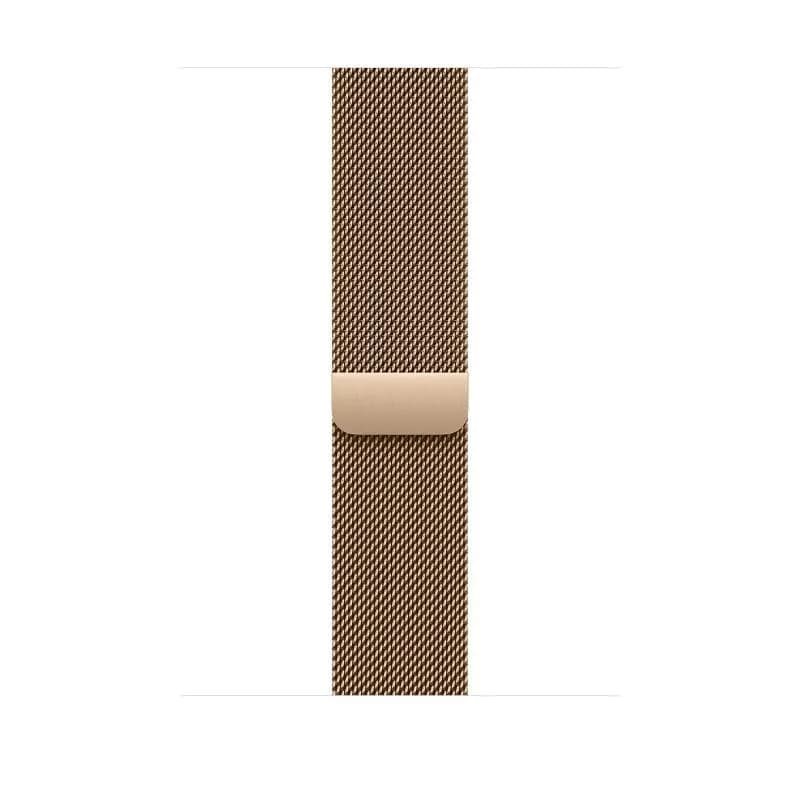Curea pentru Apple Watch 46mm Gold Milanese Loop - S/M