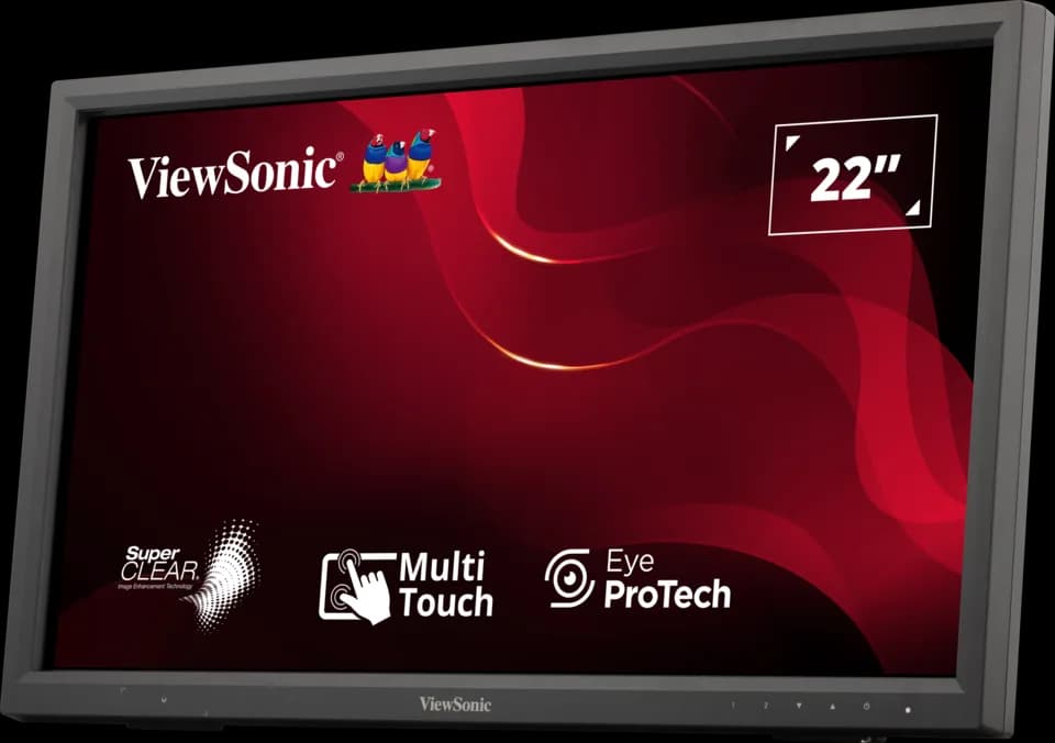 Monitor Consumer ViewSonic TD2223, 22", 1920 x 1080 pixeli, Touchscreen, Black — miniatură