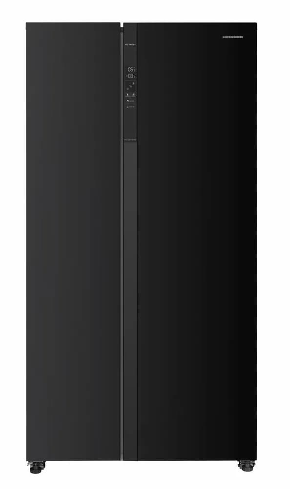 Side by Side HEINNER HSBS-HM532NFBKE++, No Frost, 532 L, Clasa E, Negru