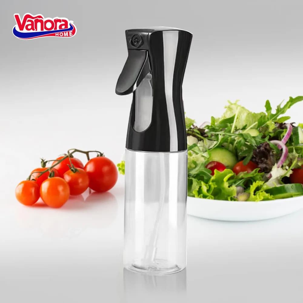 STICLA CU PULVERIZATOR ULEI/OTET 200 ML, VANORA HOME ( mix doua culori in bax, 10 buc/ culoare) — miniatură