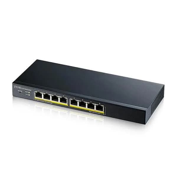 Zyxel GS1900-8HP 8-port GbE Smart Managed PoE Switch — miniatură
