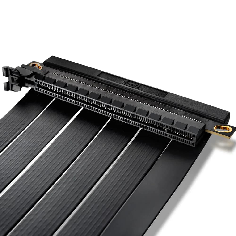 Riser Cable PCCooler "RC185" PCI-E 3.0, 185mm, negru "RC185 BK 4.0" — miniatură