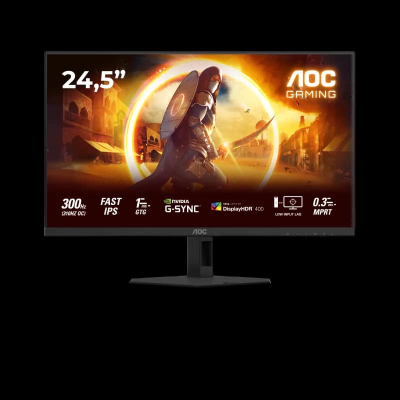 Monitor Gaming AOC 25G4SRE, 24.5", 1920 x 1080 pixeli, Black, Red
