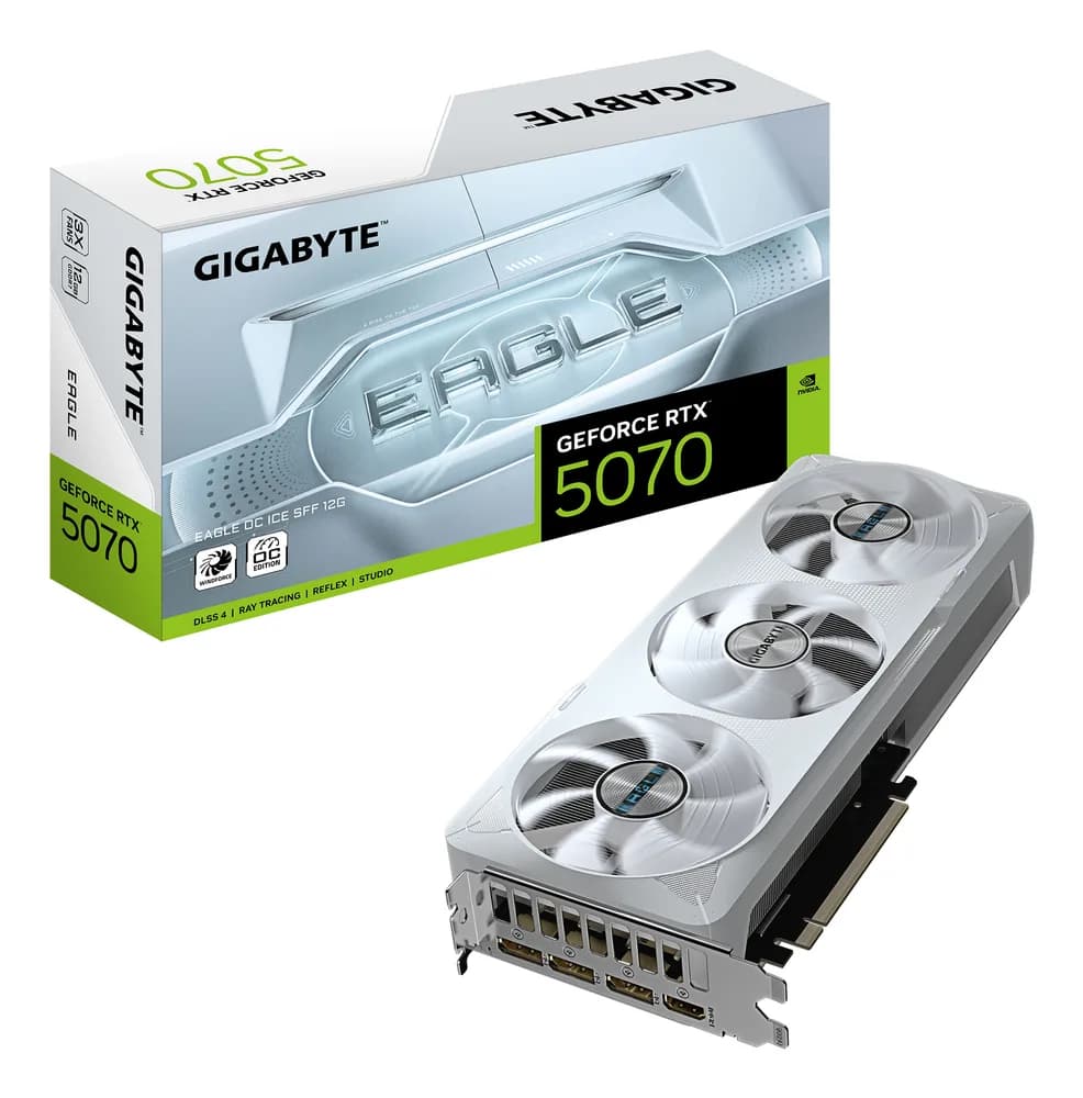 VGA GB RTX 5070 EAGLE OC ICE SFF 12GB"GV-N5070EAGLEOC ICE-12GD"