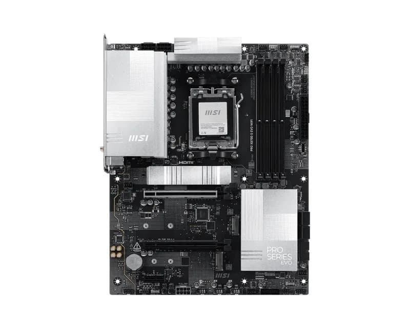 Placa de baza MSI PRO X870E-S EVO WIFI, Socket AM5, DDR5, ATX