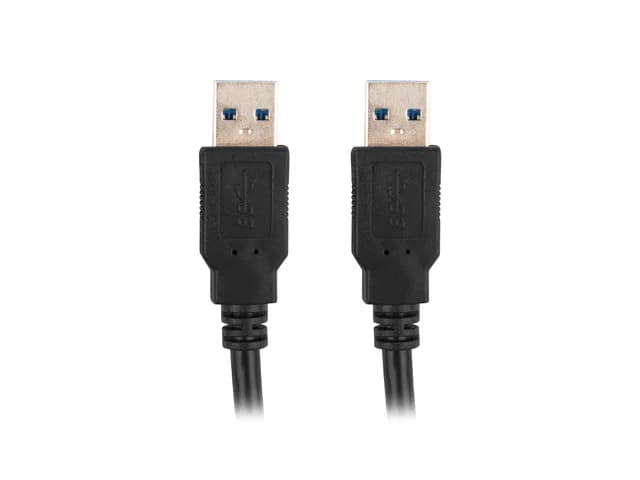 Cablu USB-A M/M 3.0 1 m negru — miniatură