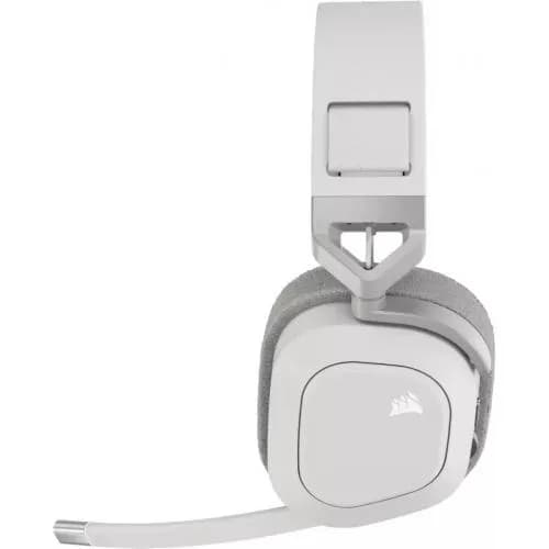 Casti Gaming Head-band Corsair HS80 MAX WIRELESS, Wireless, noise-canceling, Alb — miniatură