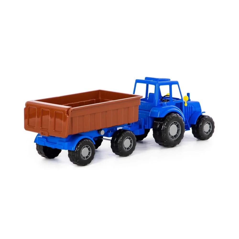 Tractor cu remorca, Altay, 58x17x18 cm, Polesie — miniatură