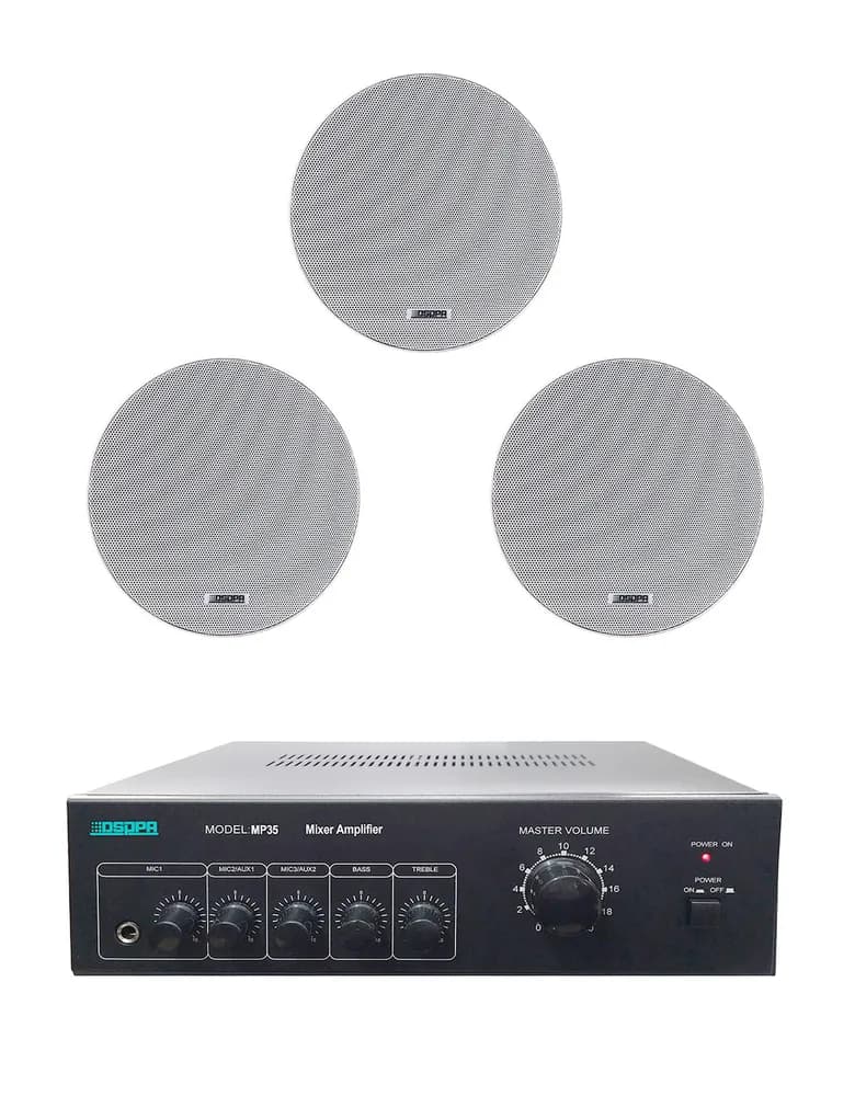 Pachet Sonorizare 35W de tavan, DSPPA MP35 + 3x DSP7011