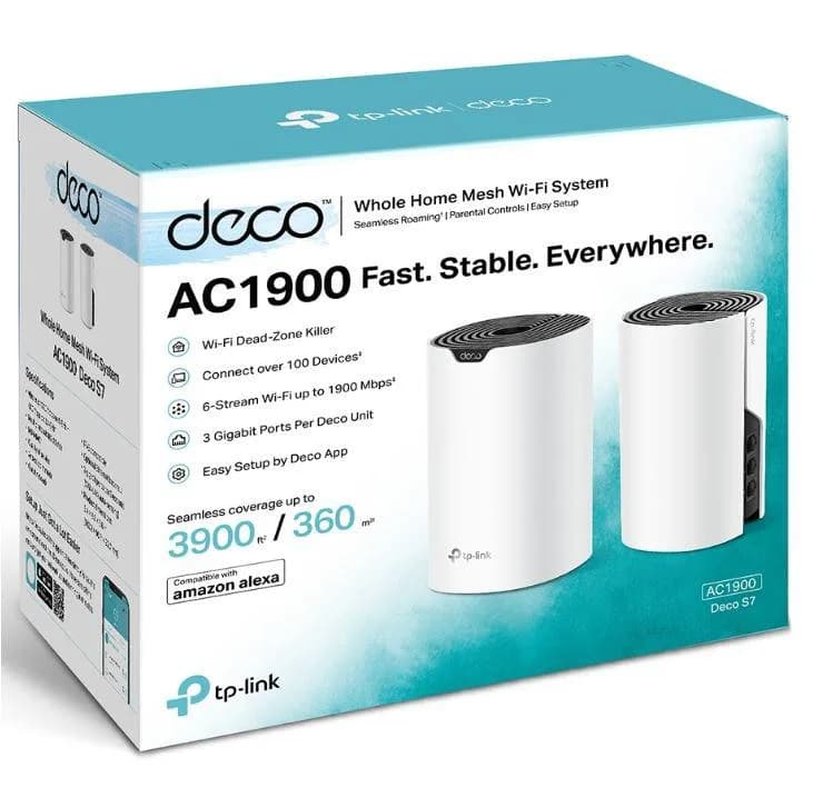 Router wireless TP-LINK DECO S7, WIFI 5, Mesh, Dual Band — miniatură