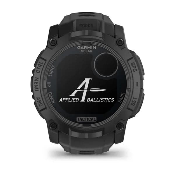 Smartwatch Instinct 3 50 mm, Solar, Tactical Edition, Black with Black Band "010-02935-50" — miniatură