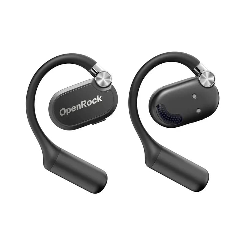 Casti OneOdio "OpenRock X", Open-Ear, utilizare smartphone, Bluetooth 5.3, rezistent la apa, multi-pairing, 4x mic, noise canceling, negru, "OpenRock X Black" — miniatură