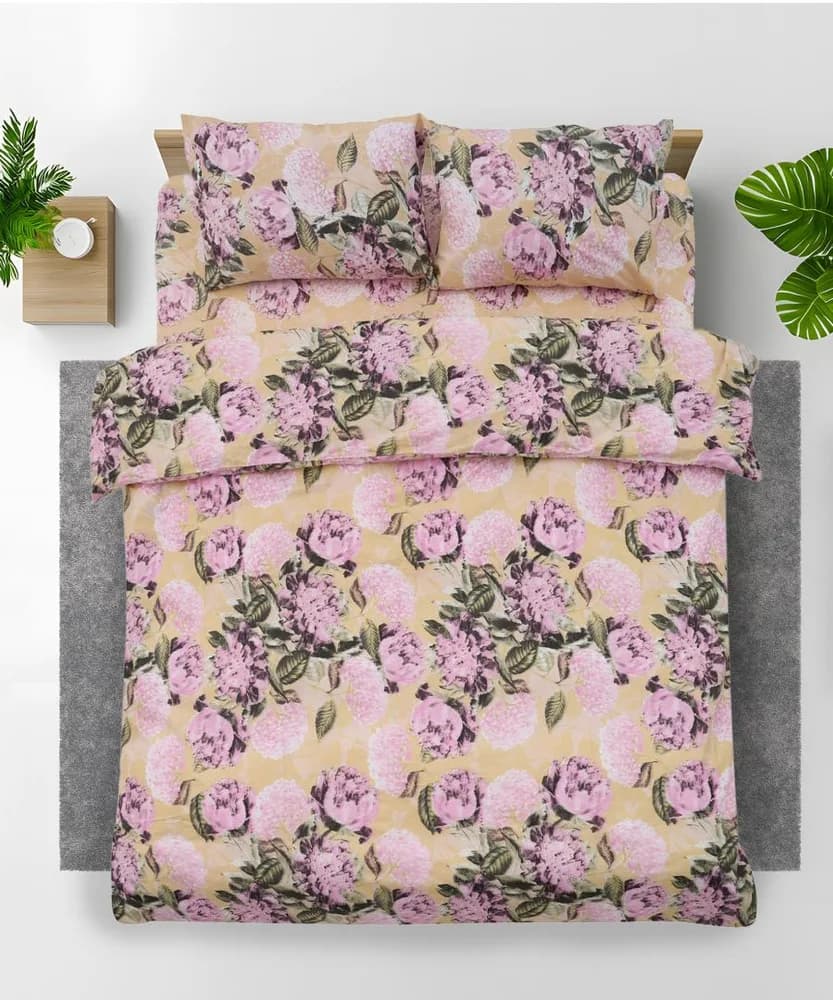 Set de pat king size bumbac,92 gsm,Peony — miniatură