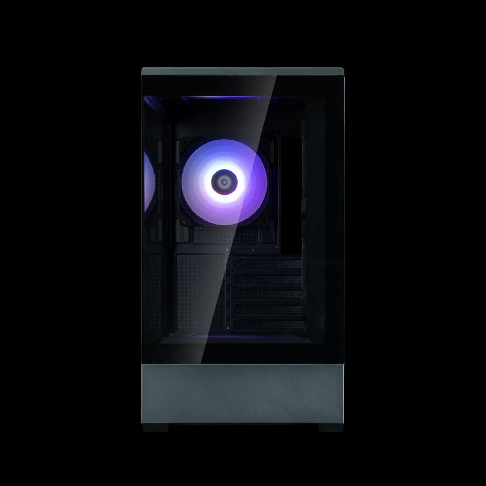CARCASA Zalman "P30 v2", mini tower, gaming, fara sursa, suporta 9xfan, 3xfan inclus, PSU shroud, USB Type-C x 1, USB 3.1 gen1 x 1, audio+mic, 5 sloturi expansiune, negru, "P30 Black V2"