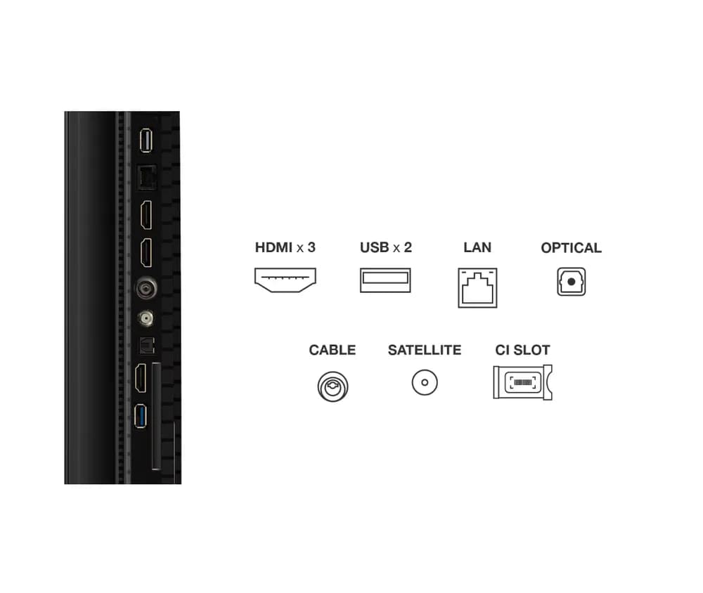 Televizor TCL QLED 65P7K, 164 cm, Smart Google TV, 4K, Clasa F — miniatură