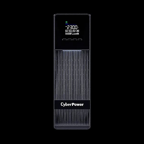 UPS CYBER POWER Online dubla conversie cu Sinusoida Pura, slim tower, 2000VA 1800W, 2xIEC C13 2xSchuko, 4x 12V/9Ah, USB,RS232, Slot SNMP, GreenP, seria OLS, "OLS2KECR" — miniatură
