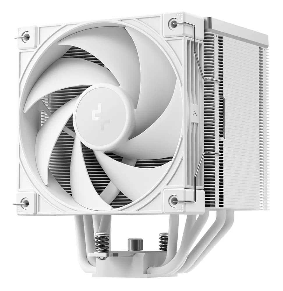 COOLER DeepCool "AK500 G2 WH" skt. Intel si AMD, racire cu aer, vent. 120mm, 2200 rpm, 5 heatpipes, inaltime 159mm, top cover lemn, alb,"R-AK500G2-WHNNMN-GJD" — miniatură