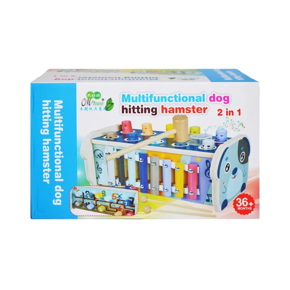 Jucarie 2 in 1, din lemn — miniatură